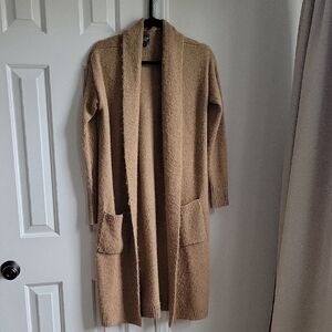 GAP Camel Open-Front Cardigan